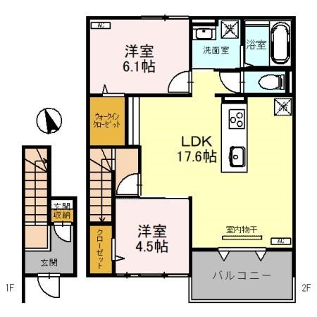 ラ・メール　ド　シエル 間取り図