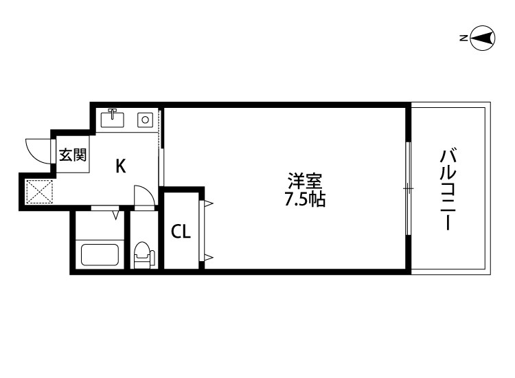 ゆうマンション 602号室 間取り