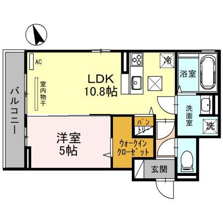 D-ROOM女池上山Ⅱ 間取り図