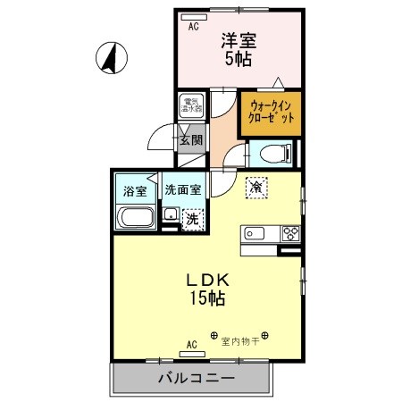 ロイヤルタウン松崎 B301号室 間取り