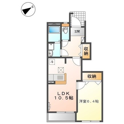 グロン・シーニュ 102号室 間取り