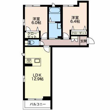 シャーメゾン新光町 310号室 間取り
