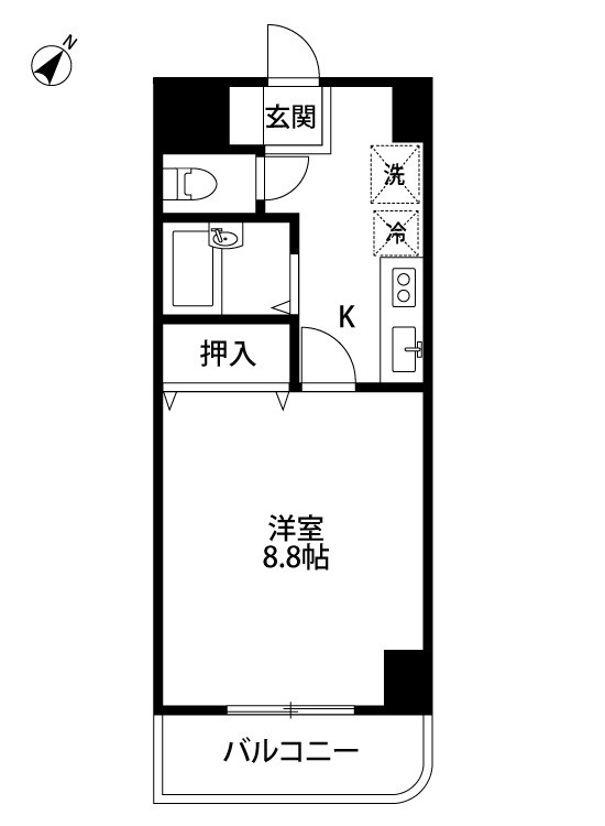 リバティープラザ花園 間取り図