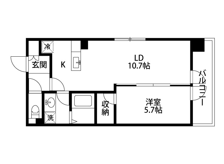 ファーストクラス中央インター 間取り図