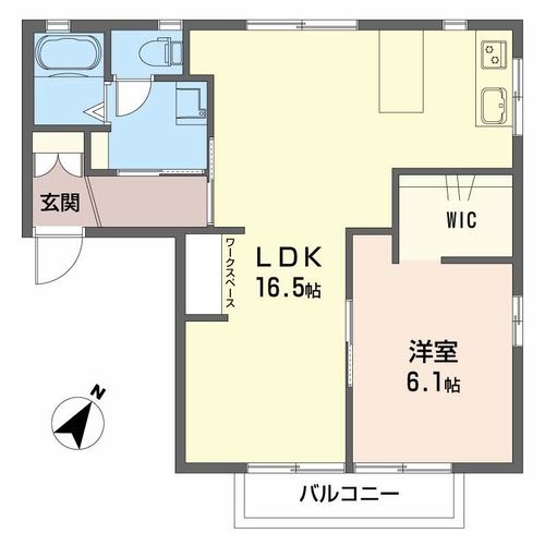 ユニオンハウス 203号室 間取り