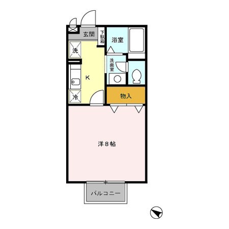 サフラン　B 間取り