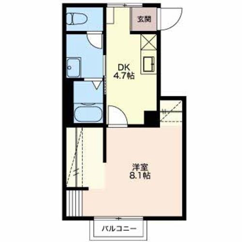 フレグランスマロン 105号室 間取り