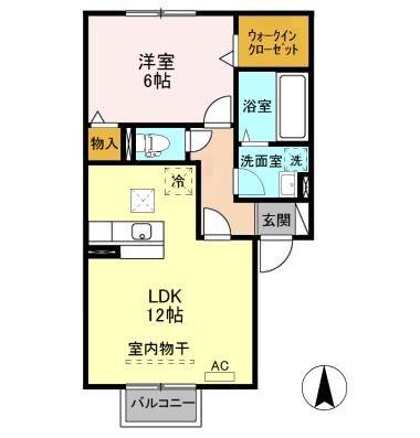 サンシャインⅣ 103号室 間取り