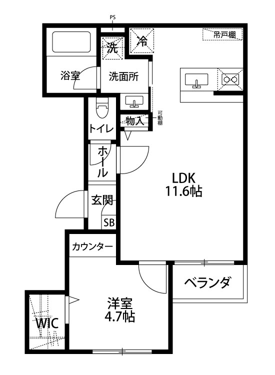 Ｌｕｃｅ 301号室 間取り