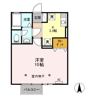 ヴェルドミール 202号室 間取り