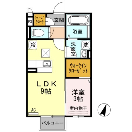 メゾンさくら 103号室 間取り