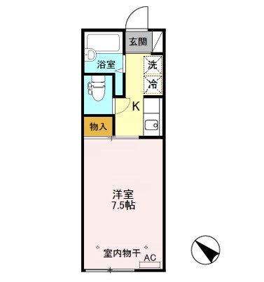 ビオラセア 203号室 間取り