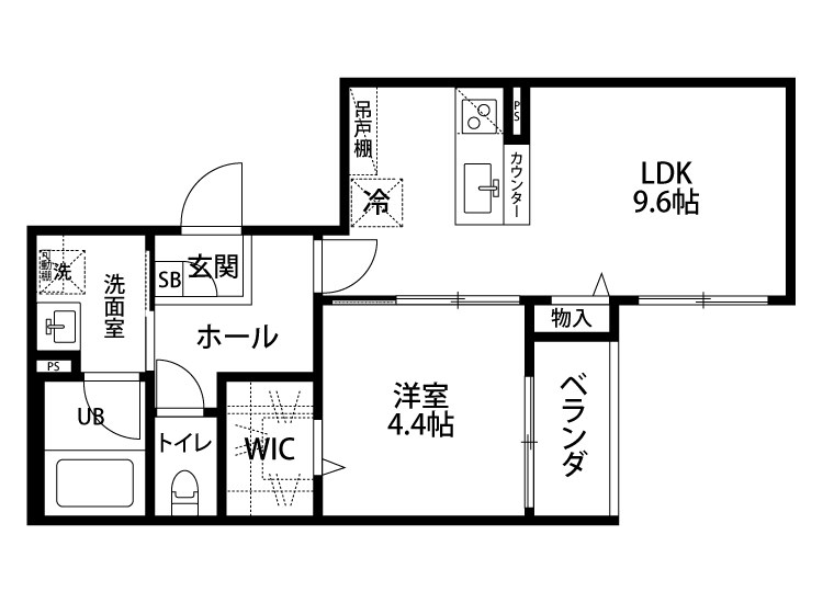 シアビータ姥ケ山 203号室 間取り