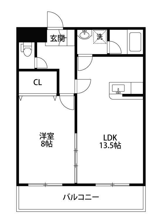 ラフレシール 間取り図