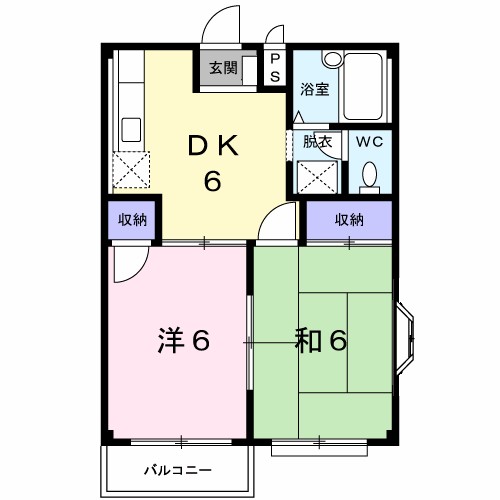 ガーデンヒルズ 201号室 間取り