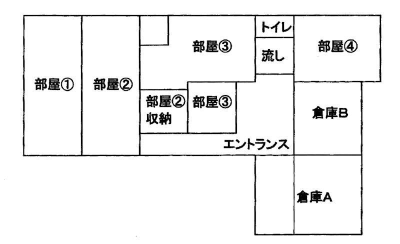 愛宕２丁目貸テナント 1F号室 間取り