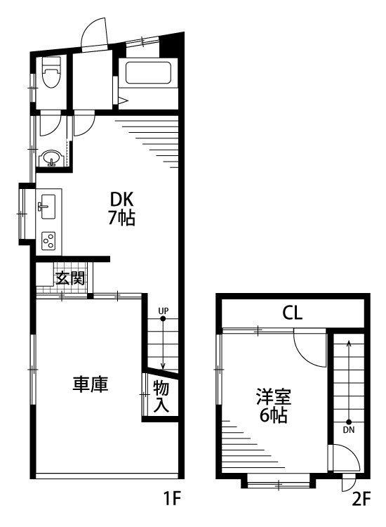 白山浦メゾネット 間取り