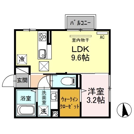 Dio(ディオ) 201号室 間取り