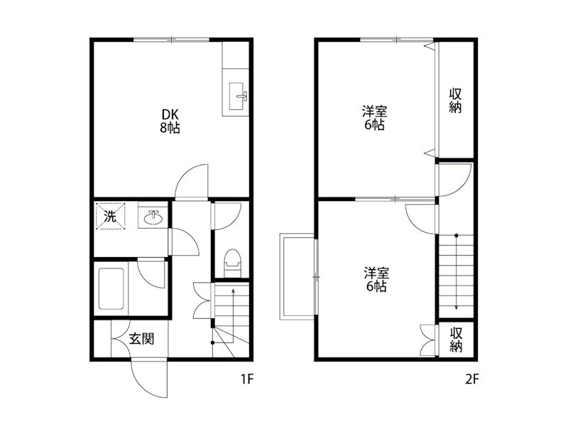 JOY　PLACE弥生 C号室 間取り