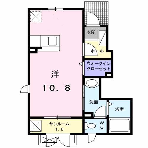 サード　エステート 103号室 間取り