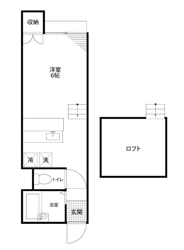 ナポリ館 203号室 間取り