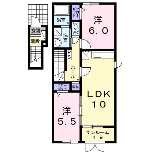 メルヴェーユ 間取り図