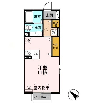 サンテラス花園 間取り図