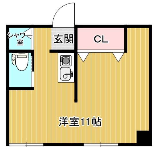 ゆうマンション明石 210号室 間取り