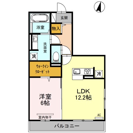 Sky Terrace　Ⅰ 301号室 間取り