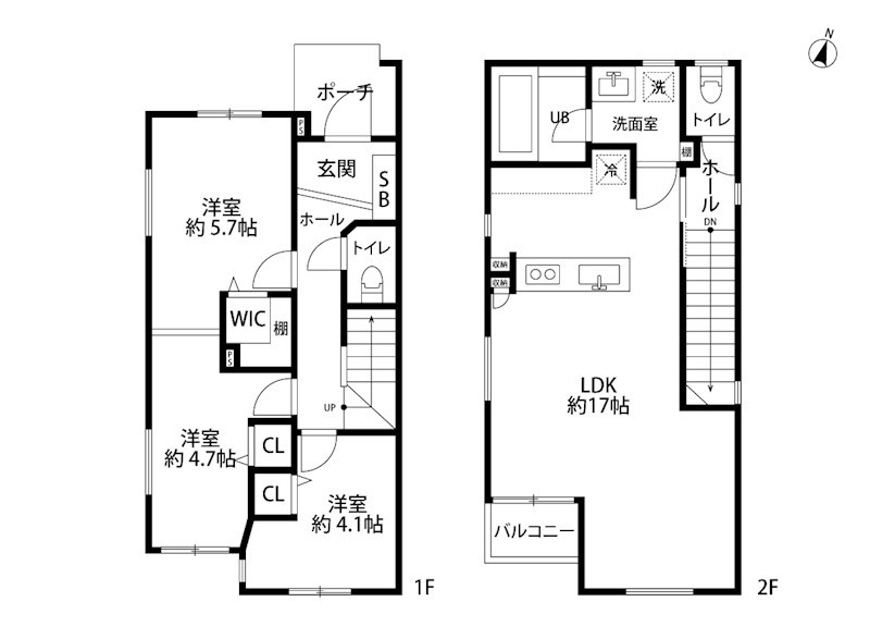 堀之内南1丁目戸建A 間取り