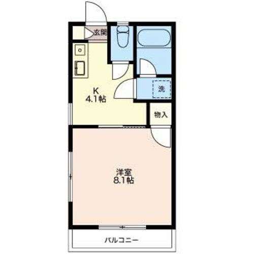 ホワイトピアニ 102号室 間取り