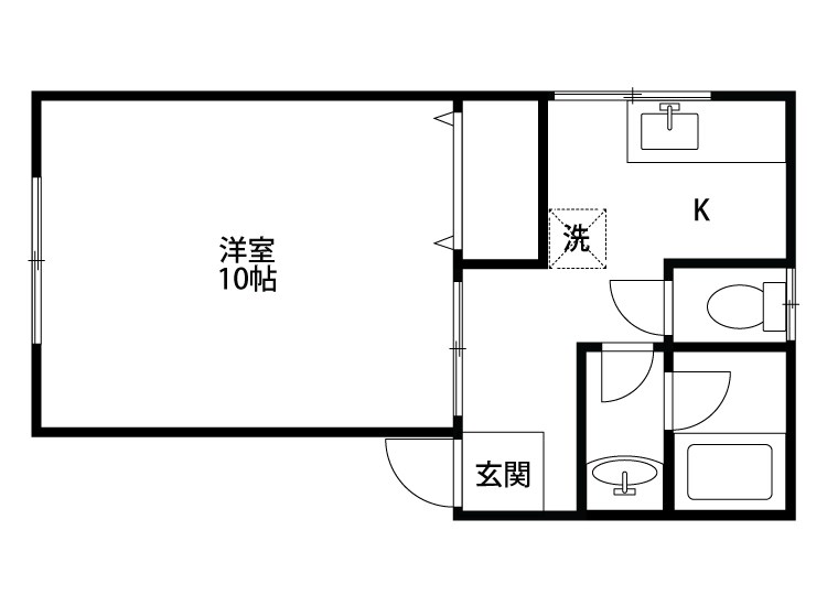 リセ２ 202号室 間取り