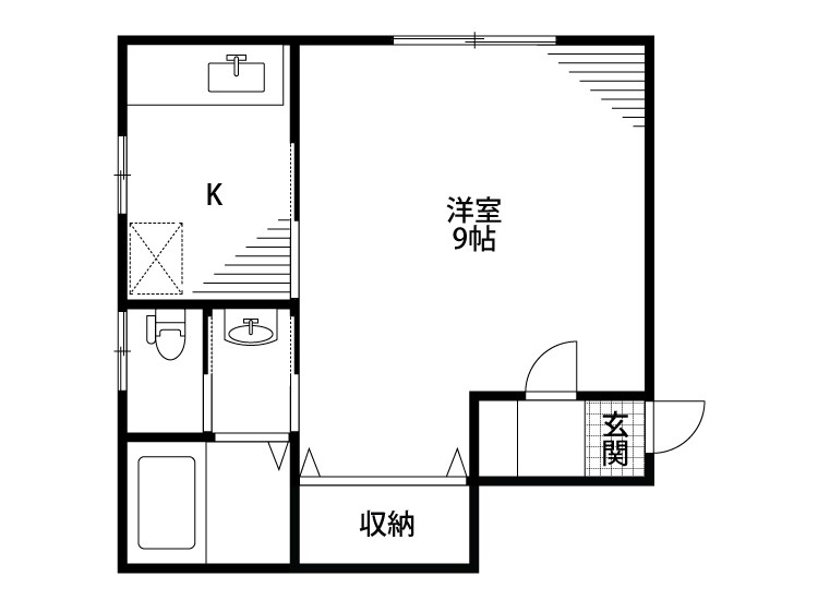 リセ３ 102号室 間取り