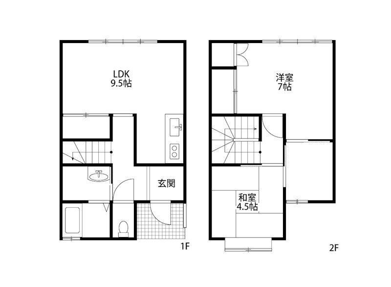 メゾンドヌマ 7号室 間取り