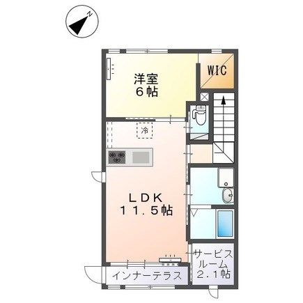 ファインシアⅡ 205号室 間取り