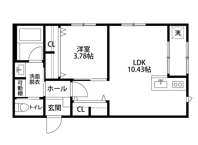 グレイス東栄町 101号室 間取り