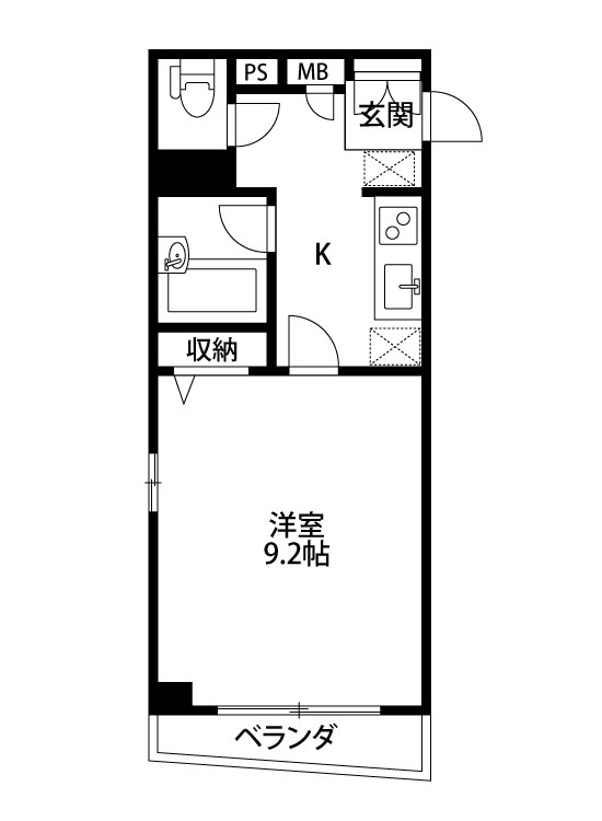 マンショングレイス 504号室 間取り