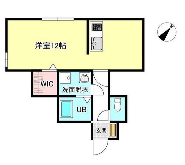 エスポワール 103号室 間取り