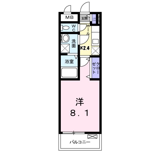 ソフィア 304号室 間取り