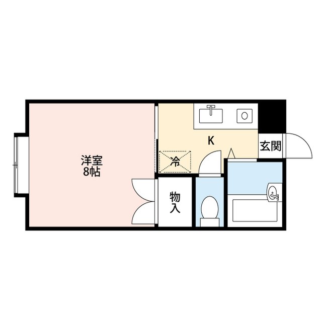 コンソートY 102号室 間取り