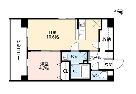 スペリアージュタワー 305号室 間取り