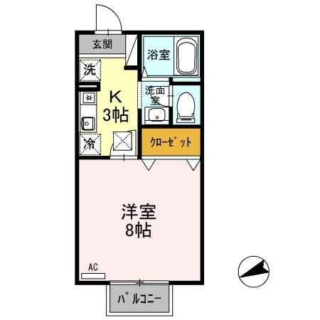 ロイヤルガーデンC 間取り図