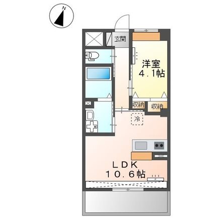 コンフェティ 305号室 間取り