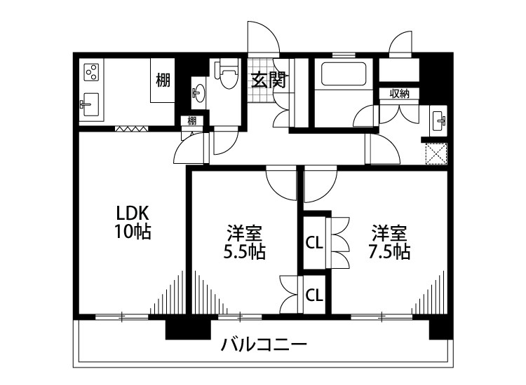 アーバンプレイス寄居 702号室 間取り