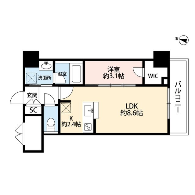 パークソレイユ弐番館 間取り図