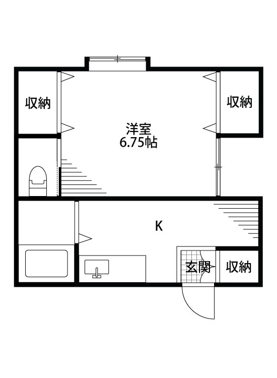 ウエストレイク 101号室 間取り