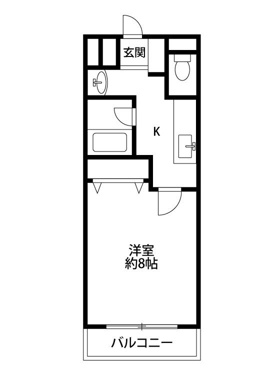 クレアール桜木 間取り図