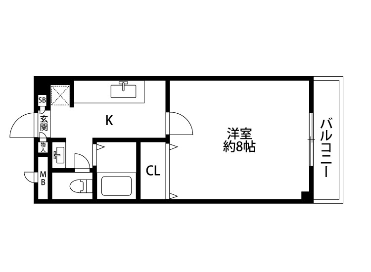 クレアール桜木 311号室 間取り