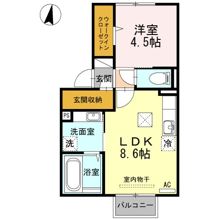 エリタージュ 101号室 間取り