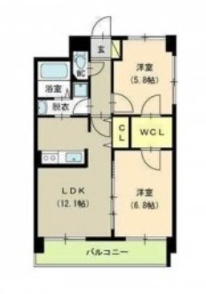 フェリシア鐙 802号室 間取り